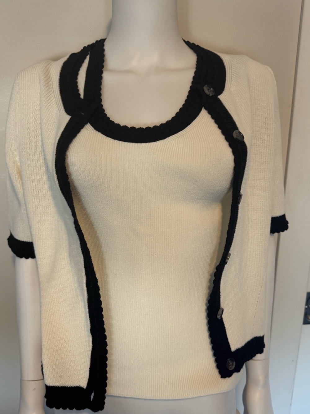 Veronica Beard Scalloped Sweater Set - NEW!